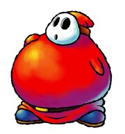 Fat Guy artwork from Yoshi's Island DS.