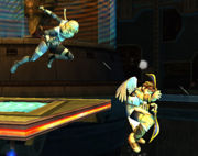 Needle Storm performed midair.