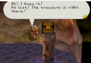 Kolorado tries to grab the treasure, but his attempts are futile.