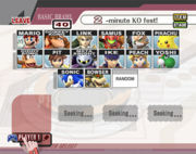 The Demo version of the character select screen.