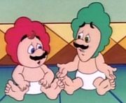 Baby Mario and Baby Luigi.