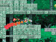 Wario, in a dragon disguise, in his newest looting objective.