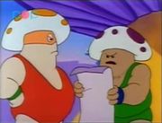 The Mushroom Marauder (left) and Jake "The Crusher" Fungi (right).