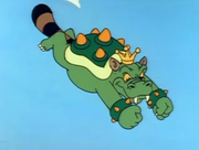 King Koopa, after being transformed into Raccoon Koopa.