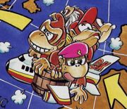 The Kongs in the cramped Barrel, as seen in "Banana Day 24".