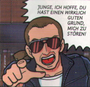 Max Milliplatt as seen in the Club Nintendo comic.