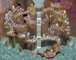Pirate Dream in the Party Mode of Mario Party 5.
