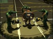 Younger Cranky Kong captured by the Kritters.