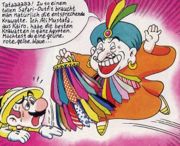 Ali Mustafa offering some ties to the thirsty Mario.