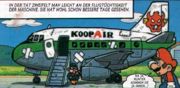 The KoopAir plane, as it appears in "Super Mario: Erholung? Nein, danke!".