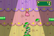 Peach stacking the shells.