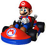 Mario seen in his kart.
