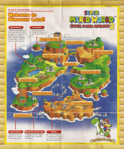 SMW SMA2-Dinosaur Land Map Artwork.png