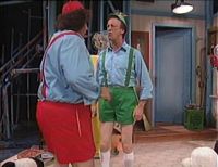 As children, Mario and Luigi argue with each other.