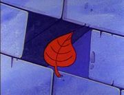 A Super Leaf in The Adventures of Super Mario Bros. 3.
