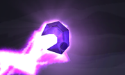 The Dark Moon being zapped by King Boo.