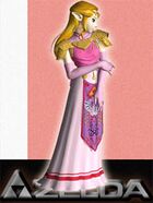 Zelda as she appears in Super Smash Bros. Melee.