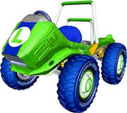 Luigi's kart, Green Fire.