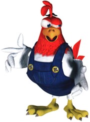 Drumstick the Rooster.