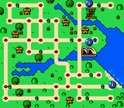 The map of Sydney as it appears in Mario is Missing!.