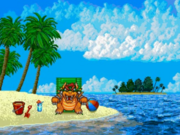 Bowser makes his escape to Paradise.