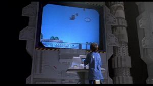Super Mario Bros. 3 being played by the title character of The Wizard.