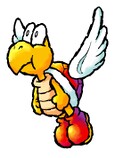 A Koopa Paratroopa from Yoshi's Island DS.