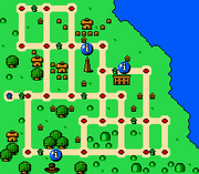 The map of Buenos Aires as it appears in Mario is Missing!.