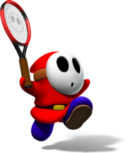 Shy Guy in Mario Power Tennis.