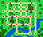 The map of Moscow as it appears in Mario is Missing!.