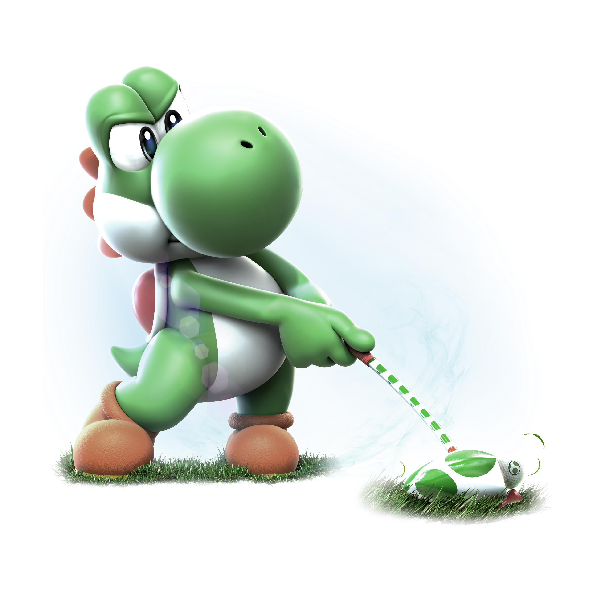 Yoshi went from looking like this. 