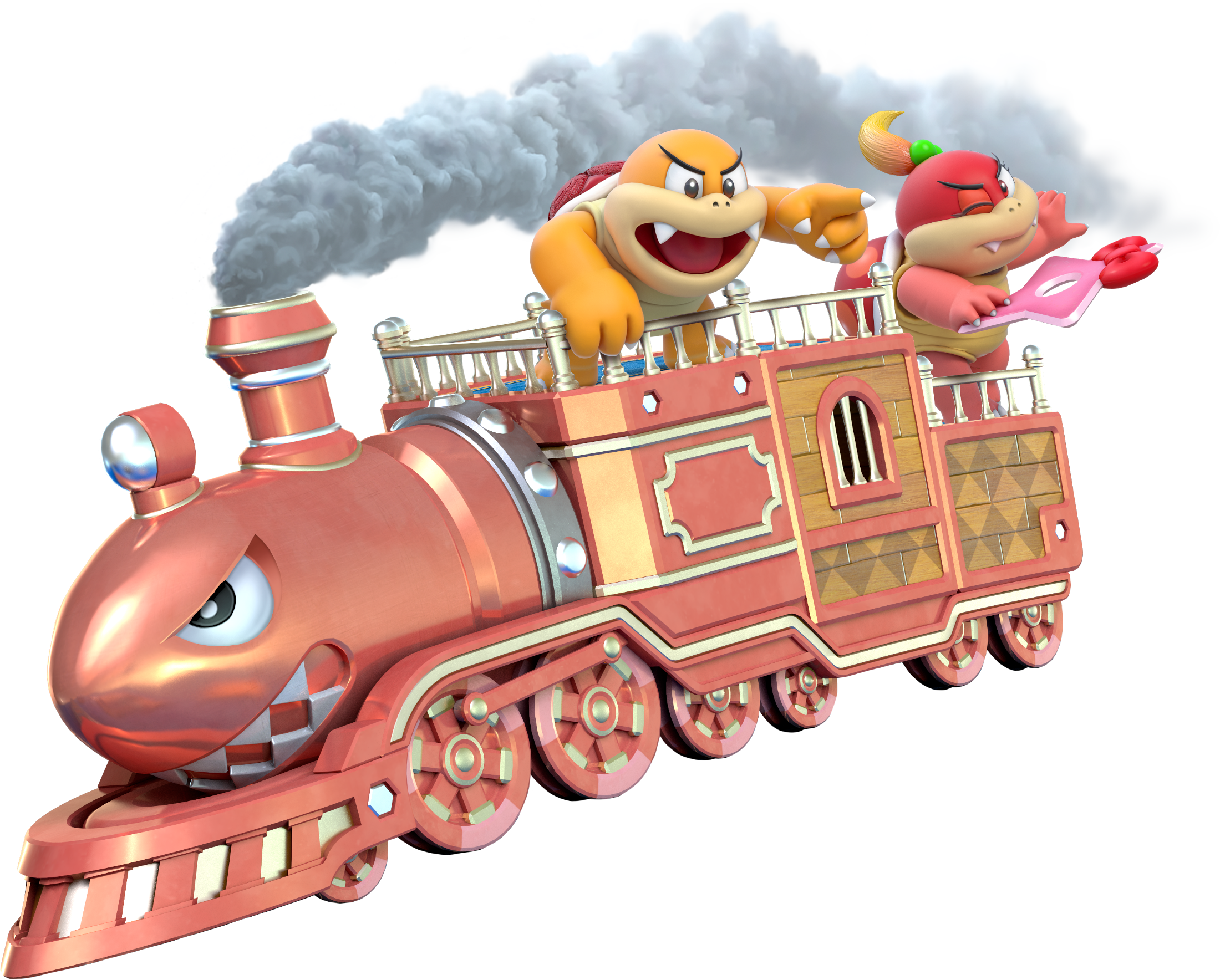File:Boom Boom Pom Pom Train - Super Mario 3D World.png - Super Mario ...