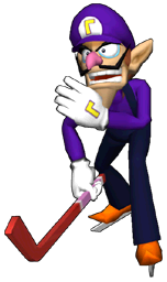 File:IceHockey Waluigi 5.png - Super Mario Wiki, the Mario encyclopedia