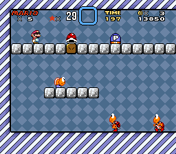 mario world green switch