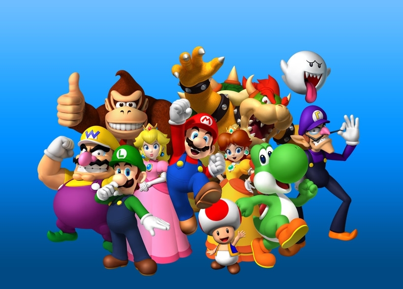 Some characters of the Mario Series