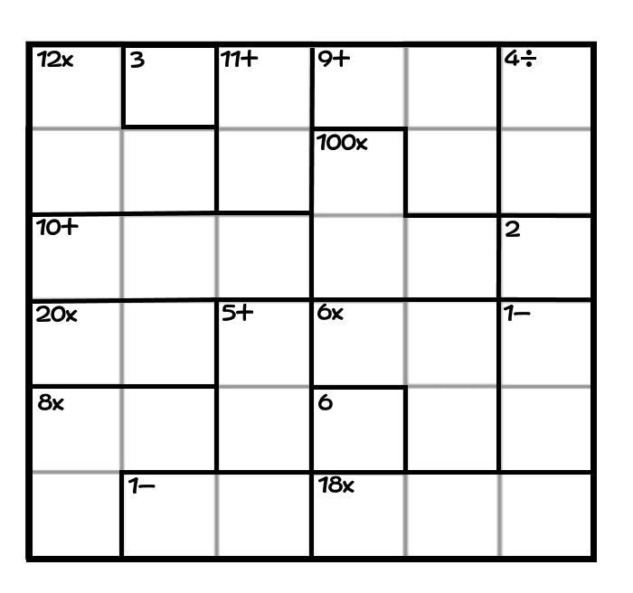 Printable Kenken Customize And Print