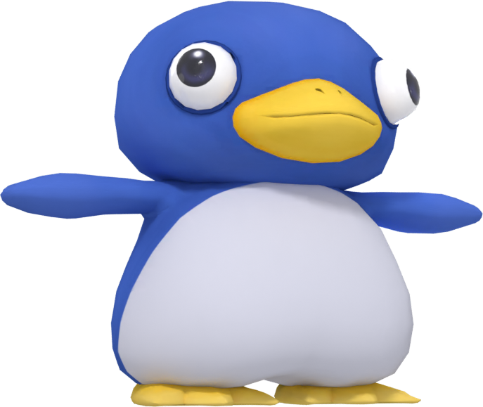 File:Penguin model MRSOH.png - Super Mario Wiki, the Mario encyclopedia