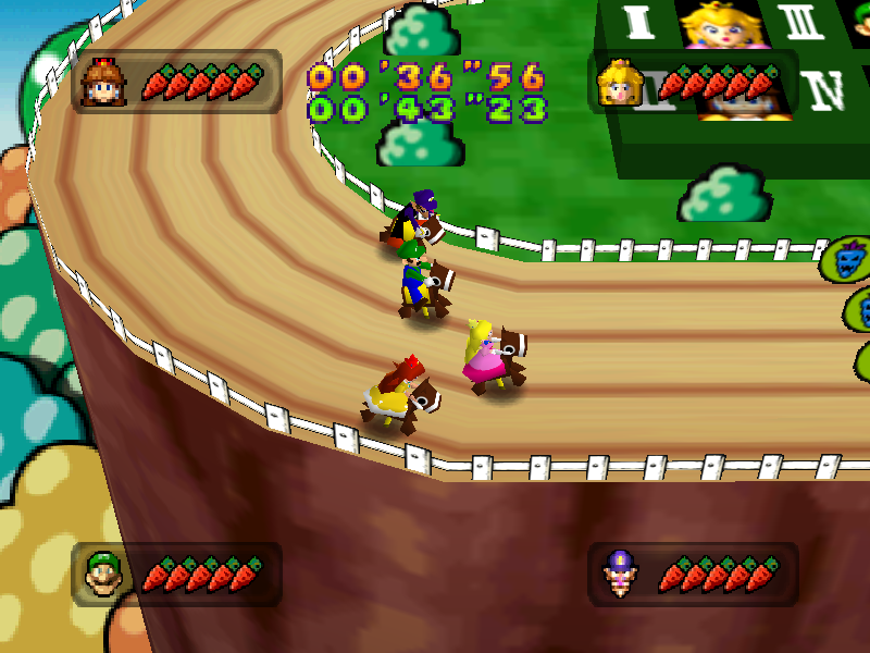 Does Mario Party have racing?
