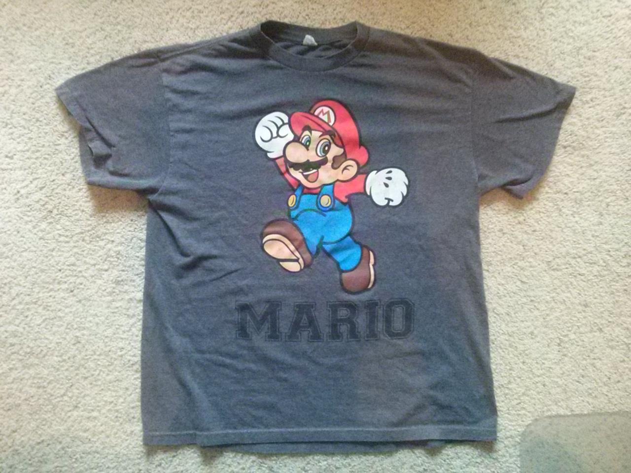 FileMario TShirt.jpg Super Mario Wiki, the Mario encyclopedia