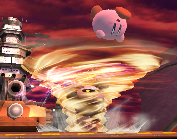 Мета brawl. Кирби Торнадо. Super Smash Bros Кирби игра на приставку. Super Smash Bros Kirby. Кирби из супер смэш БРОС.