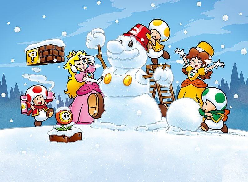 https://www.mariowiki.com/images/5/59/Mario_snowman_winter_artwork_differences_2.jpg
