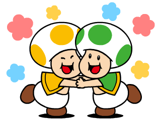 Yellow_Toad_and_Green_Toad_-_Super_Mario_Sticker.gif
