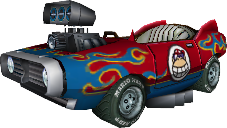 File:Flame Flyer (Funky Kong) Model.png - Super Mario Wiki, the Mario