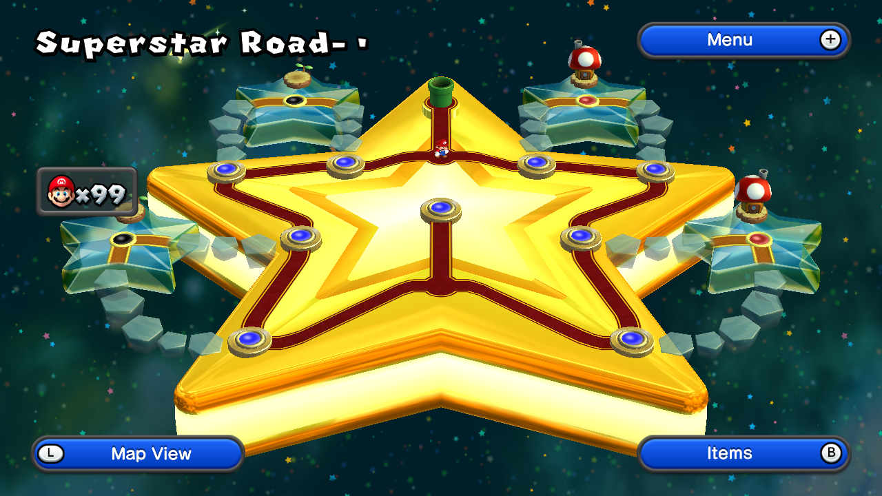 FileNSMBU Superstar Road World Map Screenshot.png Super Mario Wiki
