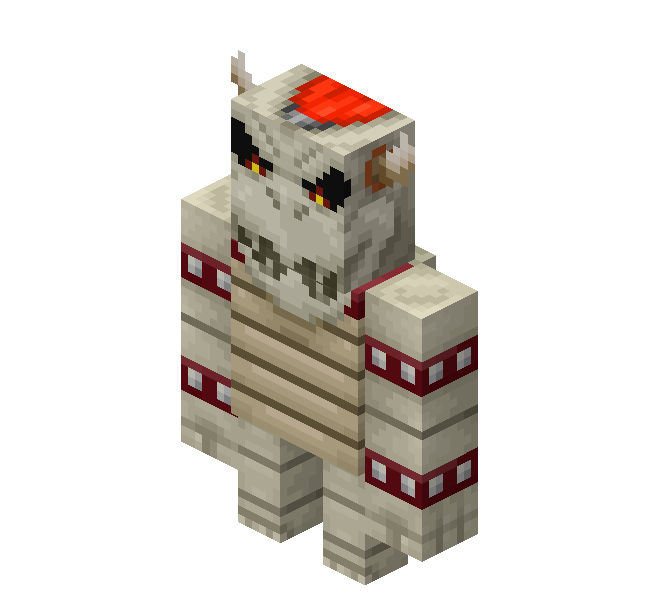 Minecraft Mario Mash-Up Warden Roar Render.gif
