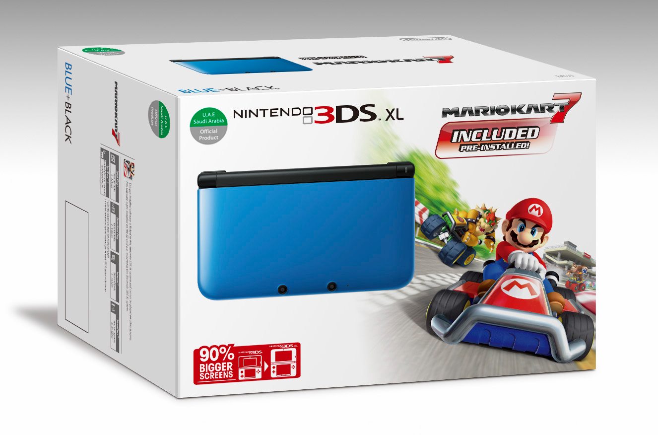 FileBlue 3DS XL MK7 Bundle Box UAE Saudi.jpg Super Mario Wiki, the Mario encyclopedia