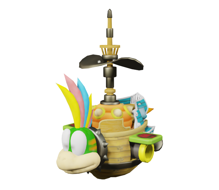 FileNSMBU Lemmy's Airship model.png Super Mario Wiki, the Mario