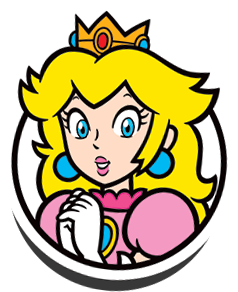 File Badge princess peach png Super Mario Wiki The Mario Encyclopedia