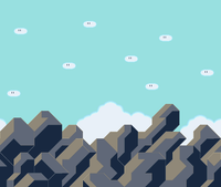 SMW Gray Mountains Background.png