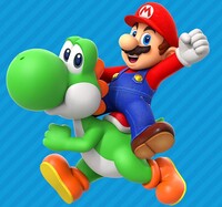 Mario riding Yoshi - Actimel.jpg